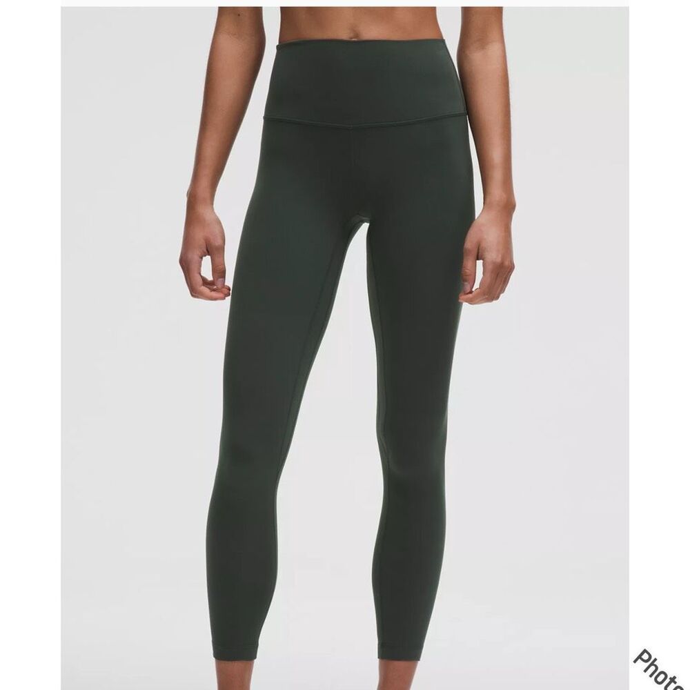 Lululemon Align High Rise Leggings Dark Olive Green 2